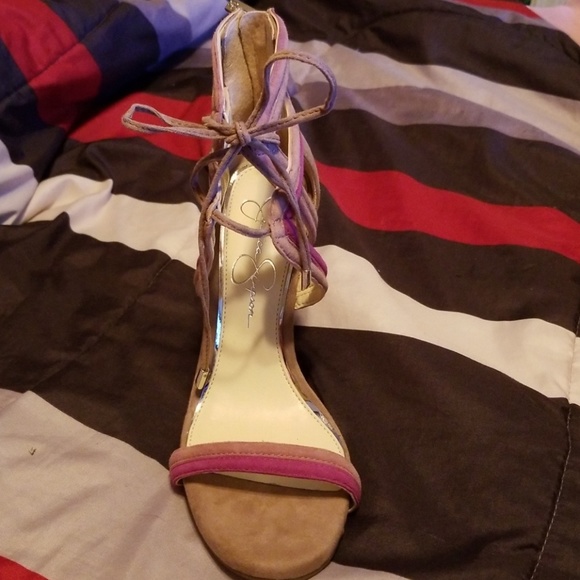 Jessica Simpson BN size 7.5 Tan Heels - Picture 8 of 8